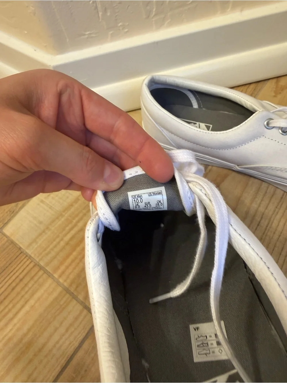 Vans White Low-Top Canvas Men’s Sneakers